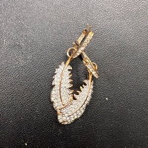 Swarovski Rose Gold Hoop Earrings with Charms